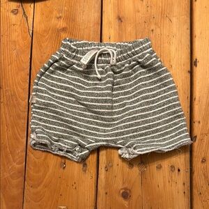 Childhoods Striped Gray Kids Shorts